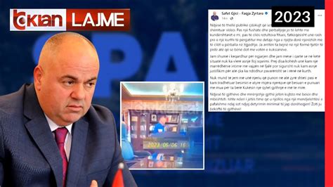 Tv Klan Safet Gjici jep dorëheqjen u filmua duke kryer marrëdhënie