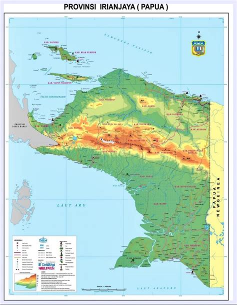 √ Peta Papua Dan Kondisi Geografisnya Lengkap Sindunesia