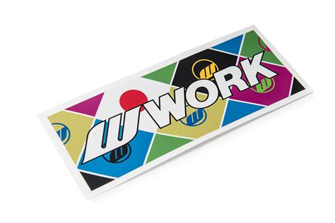 Box Logo Sticker – WORK Wheels USA