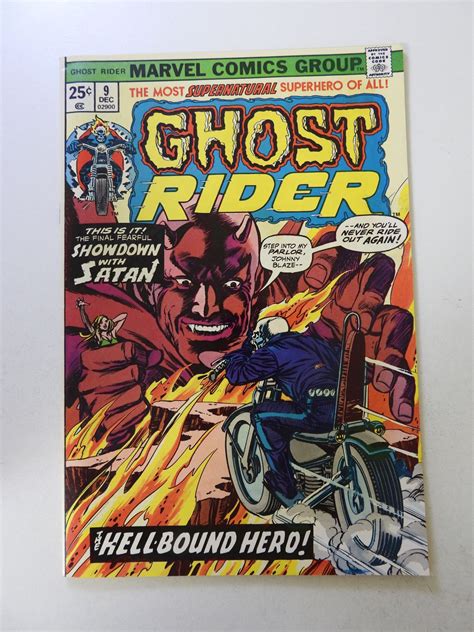 Ghost Rider 9 1974 VF Condition MVS Intact Comic Books Bronze