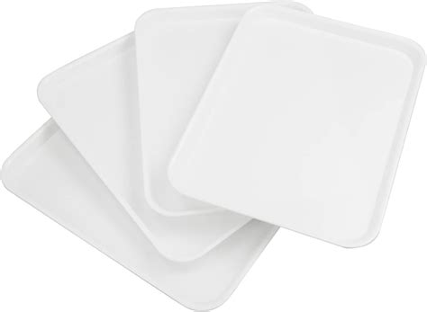 Xyskin Set Of 6 Plastic Fast Food Serving Trays Kitchen Food Serving