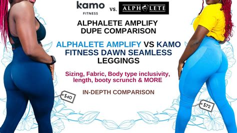 Alphalete Amplify Dupes Kamo Fitness Dawn Legging Vs Alphalete Amplify Leggings Comparison