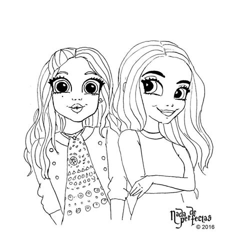 Bff Dibujos De Mejores Amigas De Para Colorear Dibujo Para Colorear Sexiz Pix