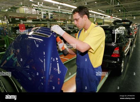 Deu Germany Production Of Mercedes Benz A Class Car In The Ulm