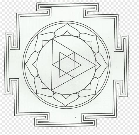 Yantra ganesha bhuvaneshvari mantra sri mandalas ángulo blanco png