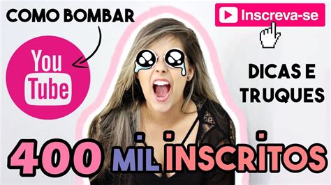 10 DICAS INCRÍVEIS PARA SEU CANAL BOMBAR NO YOUTUBE Gabriela Capone