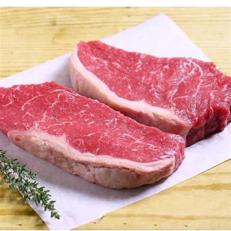 Promo Daging Sapi Beef Steak Sirloin 200gr STRIPLOIN AUS GRADE A