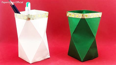 How To Make Paper Vase Easy Tutorial Paper Vase For Beginners Paper