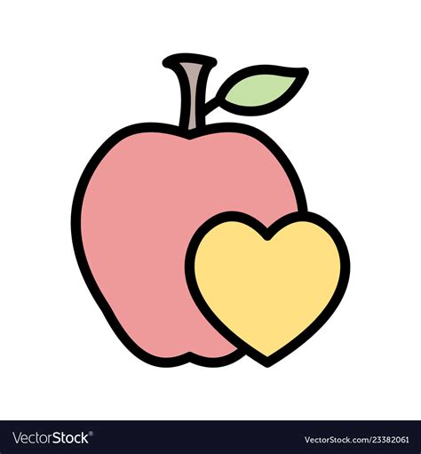 Healthy Food Icon Royalty Free Vector Image Vectorstock