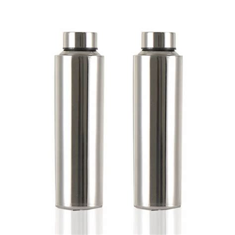 Polished Ml Stainless Steel Water Bottle Screw Cap At Rs Piece