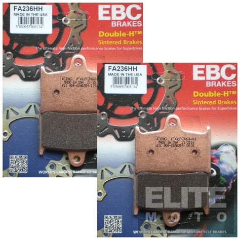 EBC FA236HH Sintered Front Brake Pads Elite Moto