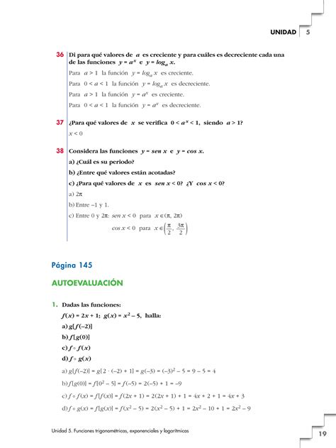 5 Funciones Exponenciales Logaritmicas Y Trigonometricas PDF