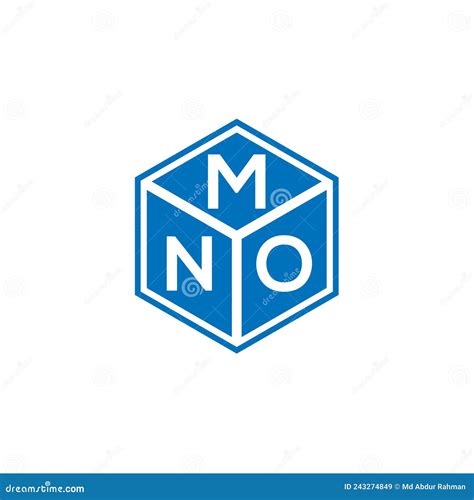 Mno Letter Logo Design On Black Background Mno Creative Initials