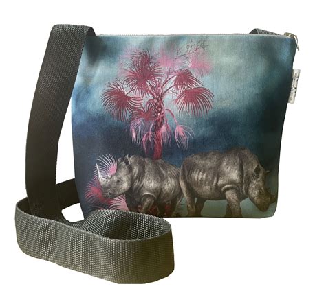 African Spirit Rhino Sling Bag Salamander Africa