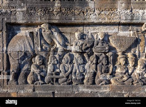 Relief borobudur temple hi-res stock photography and images - Alamy