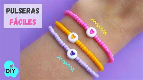 Como Hacer Pulseras Aesthetic F Ciles Con Mostacillas Para Vender