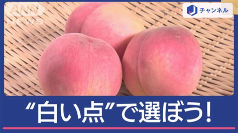 今が旬！桃の“美味しい”選び方ポイントは皮？大きさ？硬さ？実は“白い点”が大事