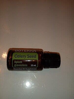 Doterra Essential Oil Celery Seed Full Opened Ml Exp