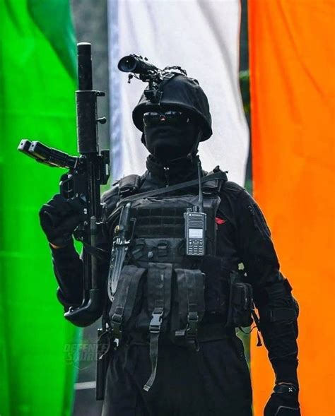 Indian Army Nsg Commando Black Commando Indian Indian Army Black