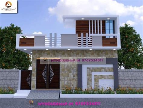 Modern Single Floor House Front Design Ft