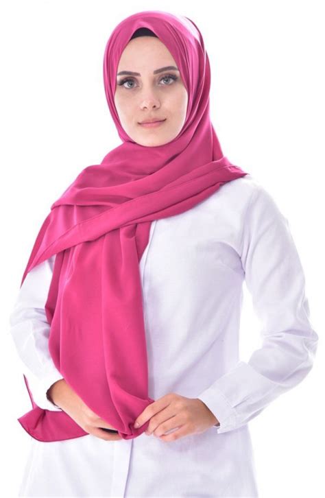 Fuchsia Chiffon Hijab Um Anas Islamic Clothing Hijabs Abayas