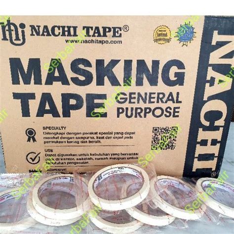 Jual Masking Tape Nachi Mm Inch Yard Lakban Kertas Shopee