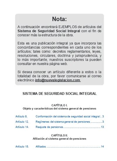 Nota A Continuaci N Encontrar Ejemplos De Art Culos Del Sistema De