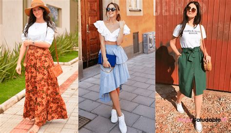 Formas De Llevar Falda Midi Con Tus Tenis Favoritos Off