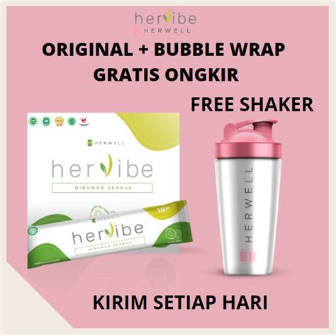 Jual HERVIBE OFFICIAL HERWELL ORIGINAL 1 BOX 16 SACHET FIBER PELANGSING