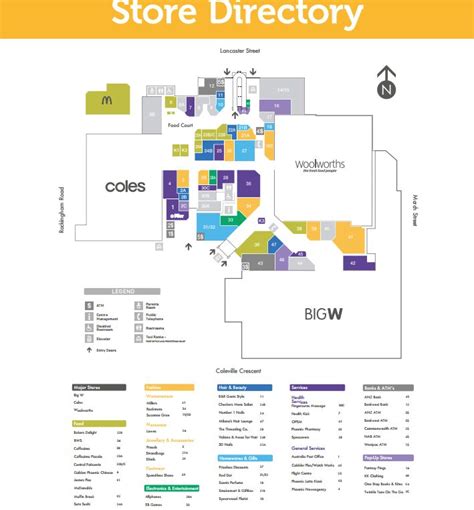 Rockingham Shopping Centre Map - Downtown Albany New York Map