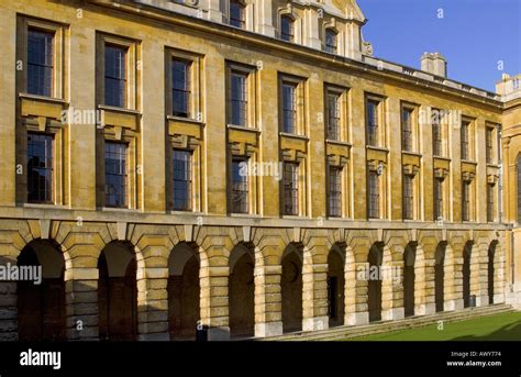 Queens College Oxford Stock Photo - Alamy