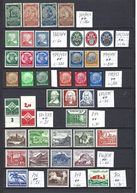 Empire allemand Petit lot de timbres neufs sans charnière Catawiki