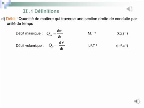 Dynamique Des Fluides Parfaits Diapo 4