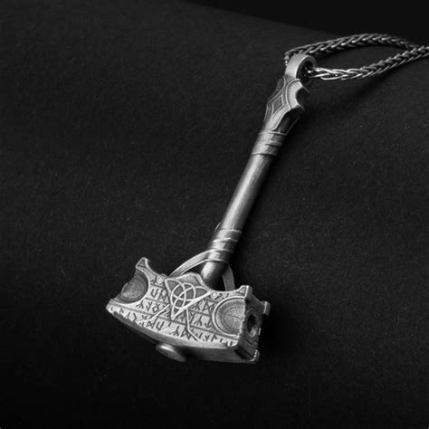 Thor Norse Mythology Necklace Etsy