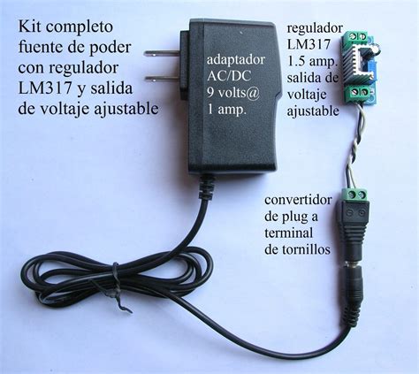 X Kit Eliminador Adaptador Ac Dc Regulador Voltaje Lm En