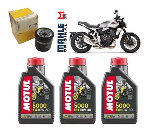 Kit Troca De Oleo Motul 5000 10w30 Cb1000 R Ra Oc1019