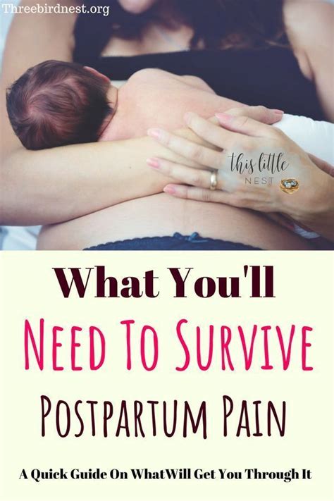 Postpartum Survival Kit Everything You Need To Minimize Your Pain This