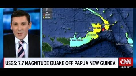 Amazing 7 7 Earthquake Strikes Near Papua New Guinea Youtube