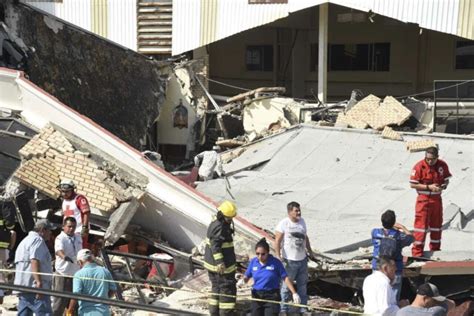 Ten Dead After Mexico Church Roof Collapses During Baptism Photos