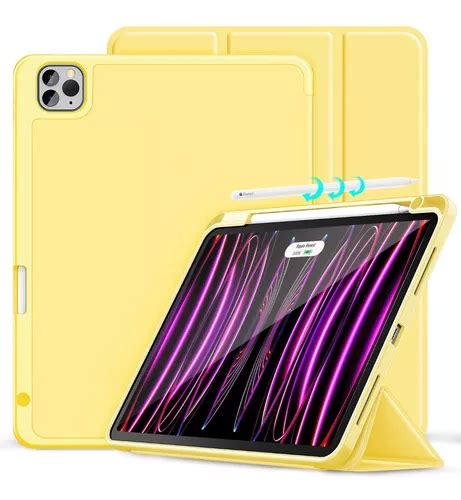 Funda Para Ipad Pro 11 2021 3a 2020 2a 2018 1a Amarillo Meses Sin Interés