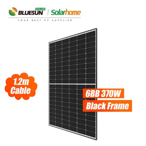 Acheter Bluesun Solar Pv Module Pv Demi Coupe Cadre Noir Perc W