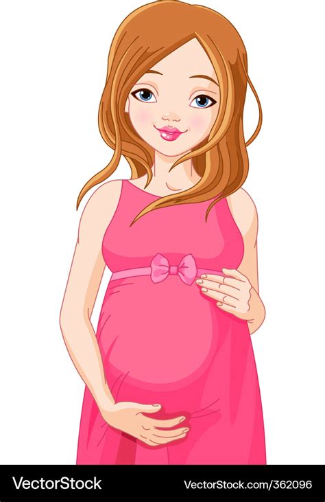 Pregnant Woman Royalty Free Vector Image Vectorstock