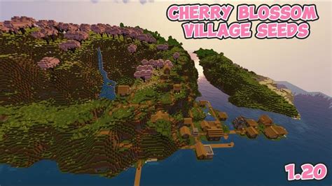 Top 8 cherry blossom village seed Minecraft 1.20 | Minecraft seed, Cool ...