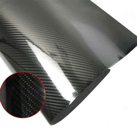 X Cm D Carbon Fiber Vinyl Car Wrap Sheet Roll Film Car Interior