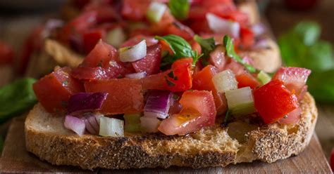 Easy Italian Tomato Bruschetta A Must For Every Bbq