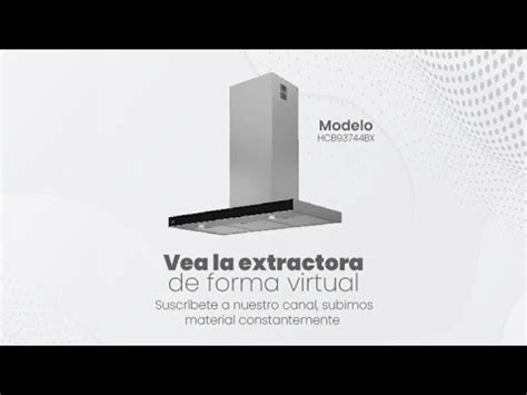 EXTRACTOR CAMPANA BEKO HCB93744BX Inox 90 CM YouTube