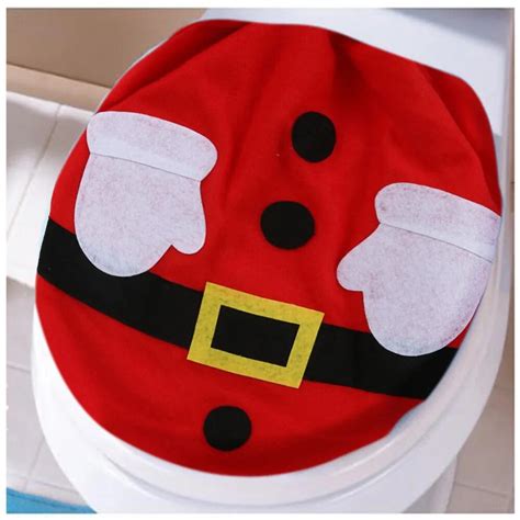 New Christmas Decoration Christmas Snowman Lid Single Toilet Seat Cover