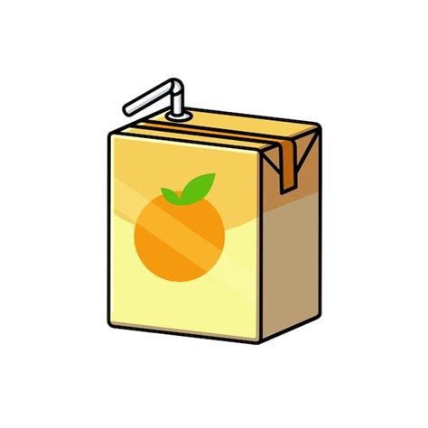 Premium Vector Cute Orange Juice Cartoon Character Vector