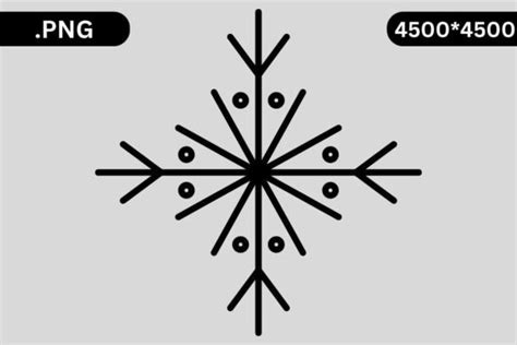 Snowflake Graphic By Nydesign · Creative Fabrica