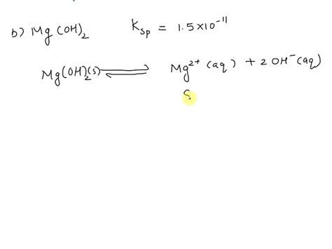 Solved Refer To The K Sp Values In Table 17 2 To Calculate The Molar Solubility Of Each